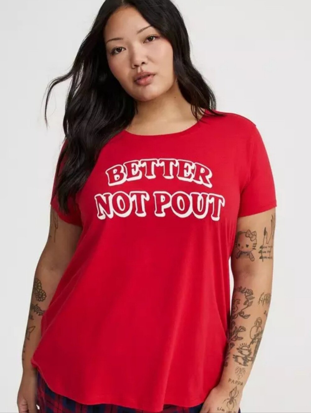 Torrid "Better Not Pout" Sleepwear Top, NWT